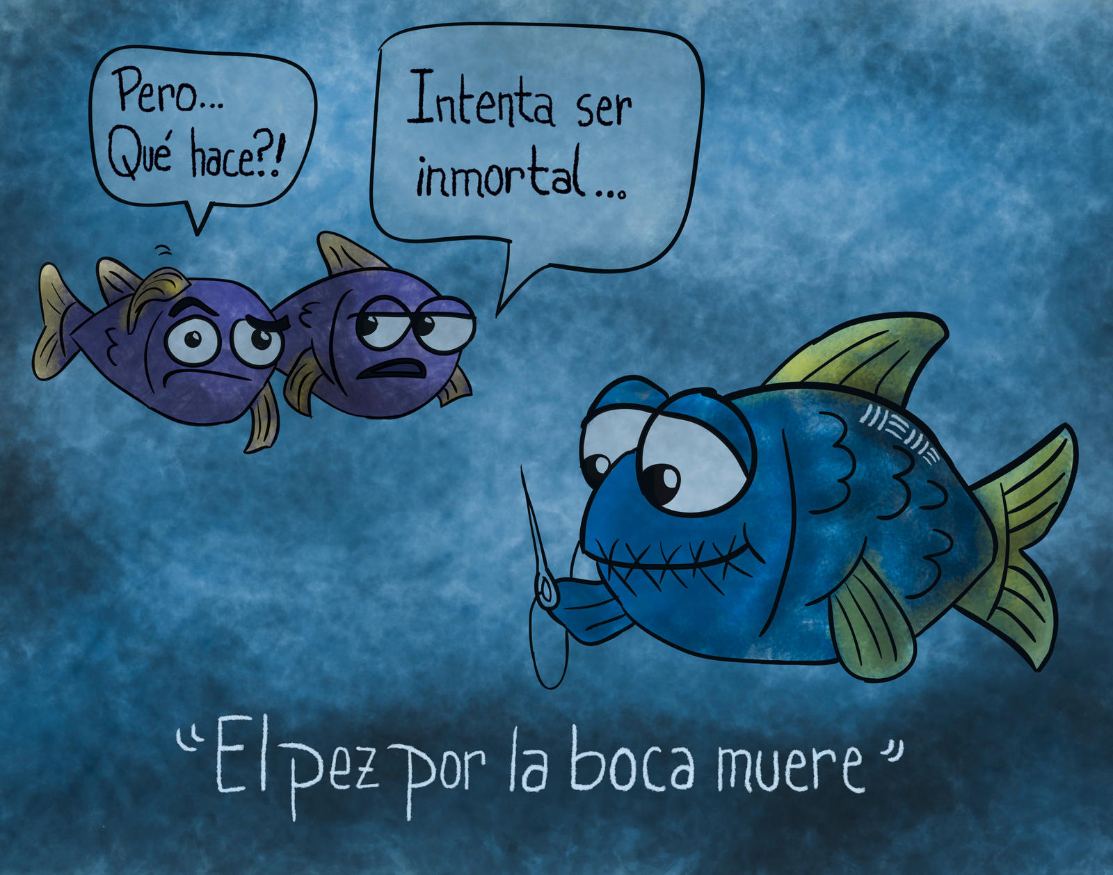 El pez por la boca muere by Nemesaurio on DeviantArt
