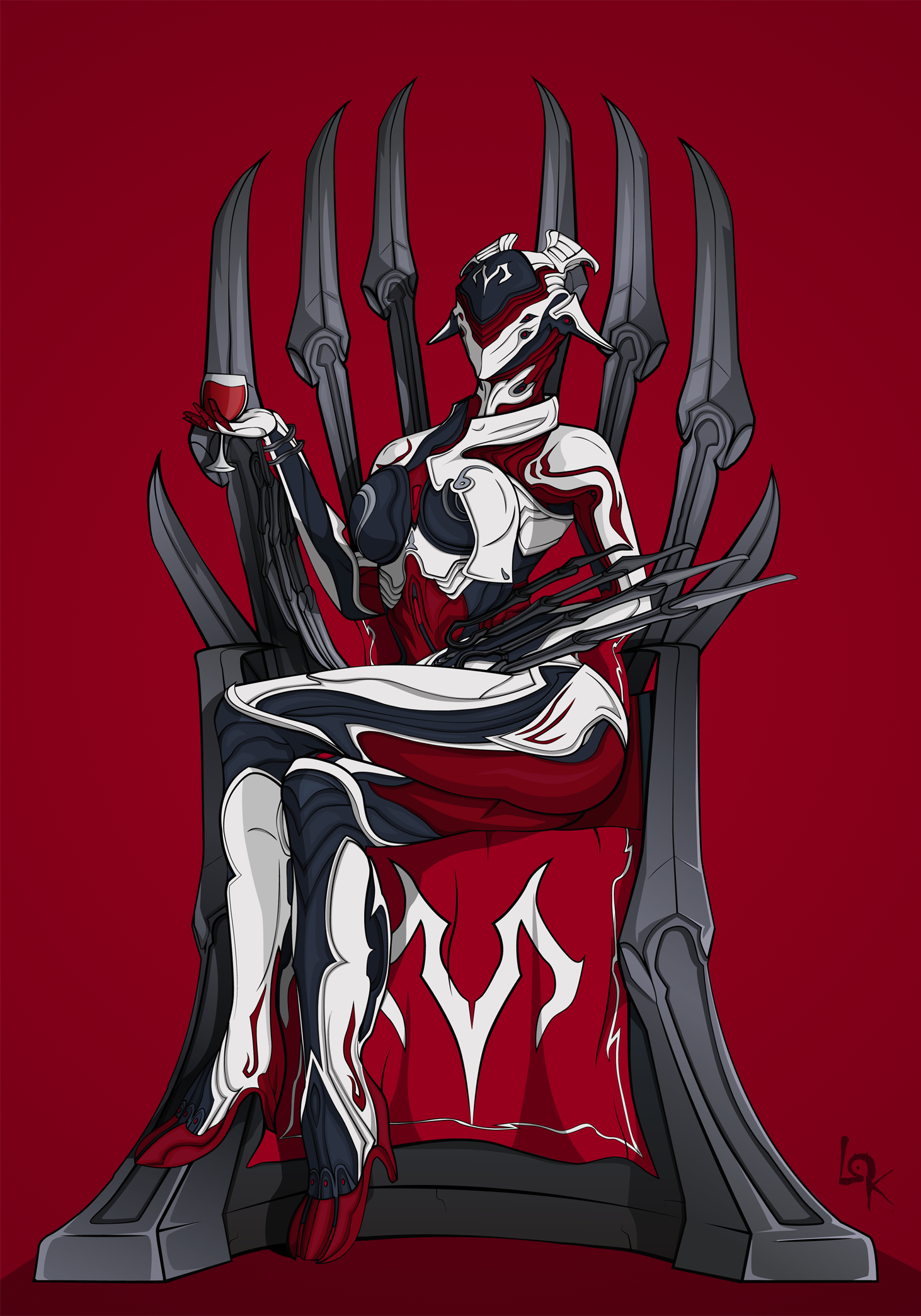 Warframe гаруда арт фото 3