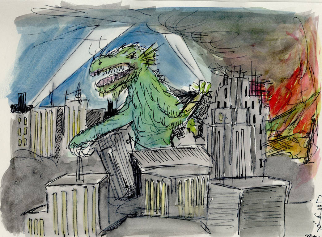 Dagger The Sea Beast - Rampage #2 by LewisDaviesPictures on DeviantArt