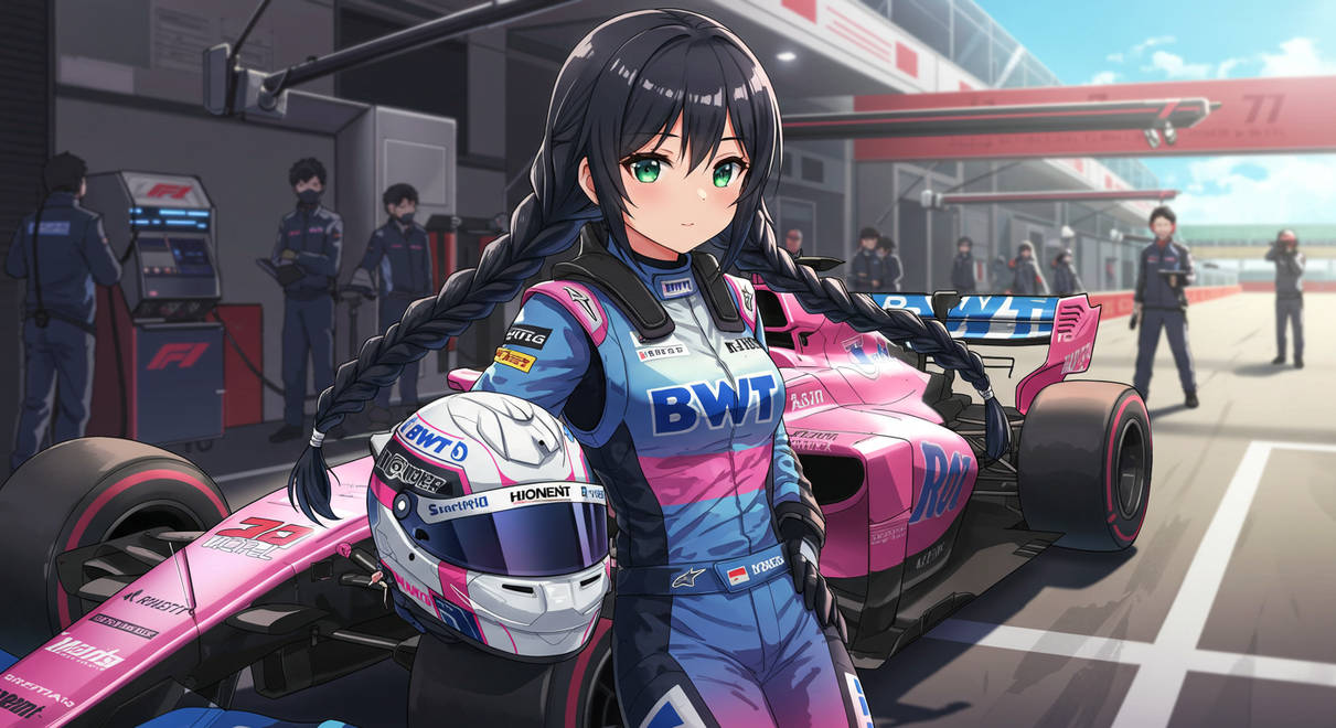 Female F1 racer 3 by karnagen on DeviantArt