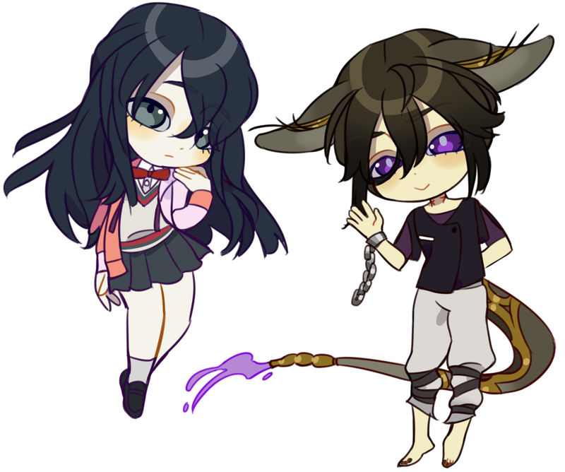 Commission Example | chibi by catne on DeviantArt
