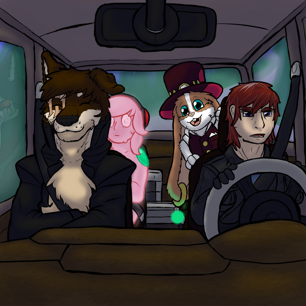 OC Car Ride by ShadowEclipex on DeviantArt