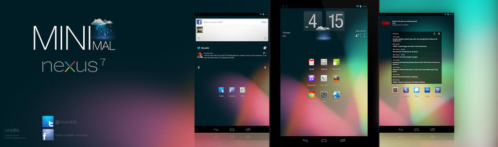 Minimal Theme for Nexus 7