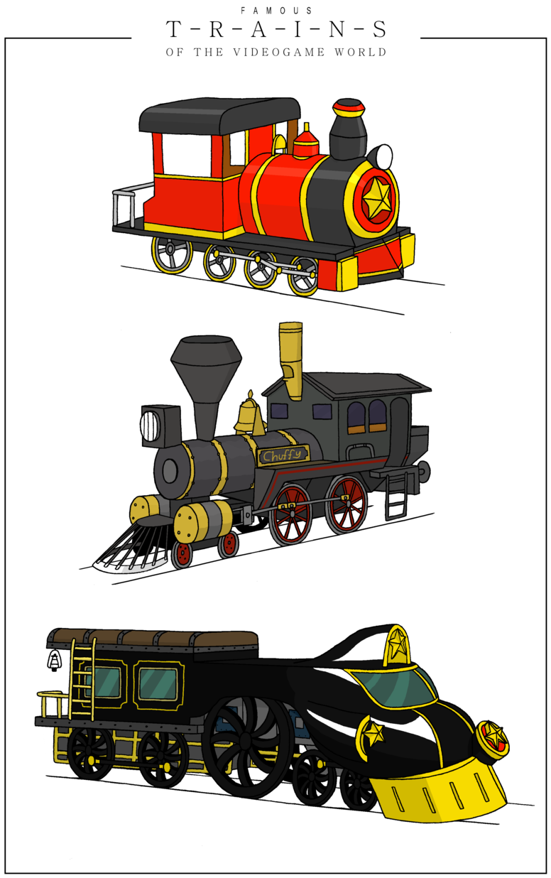 Videogame Trains by Atticus-W on DeviantArt