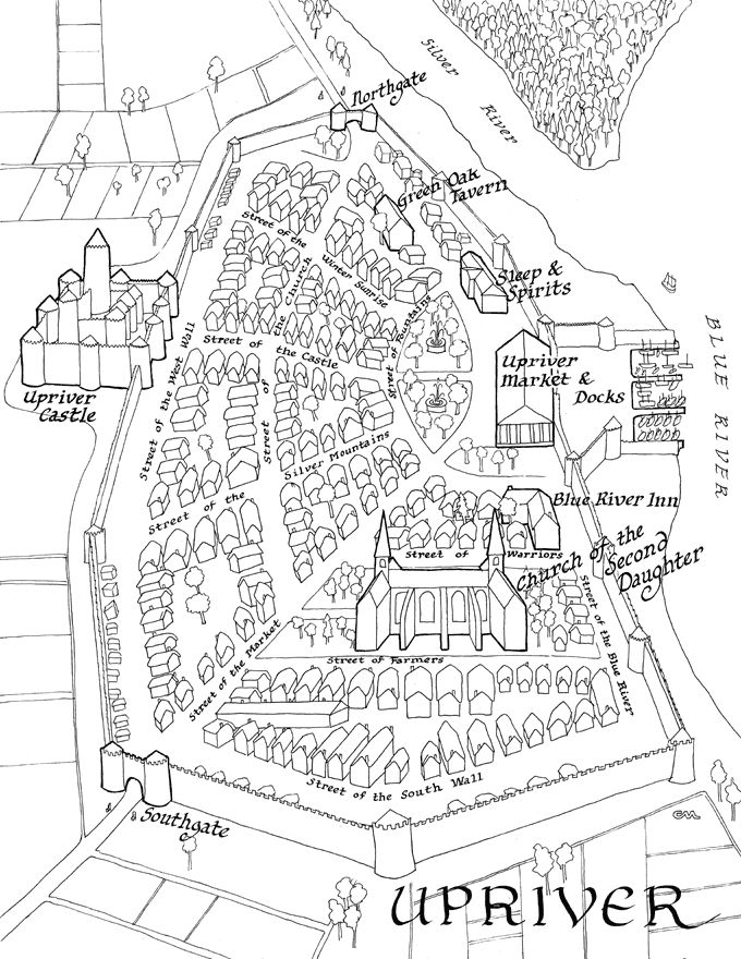Up Rives Map Upriver picture map by cloudmonet on DeviantArt