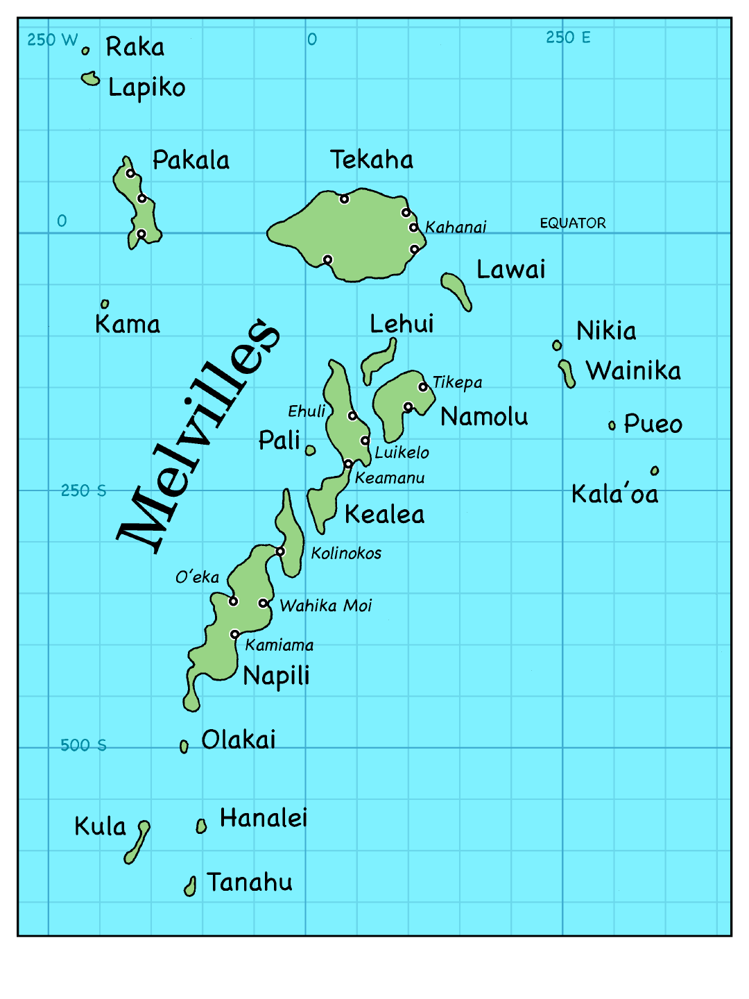 Melville Islands Map