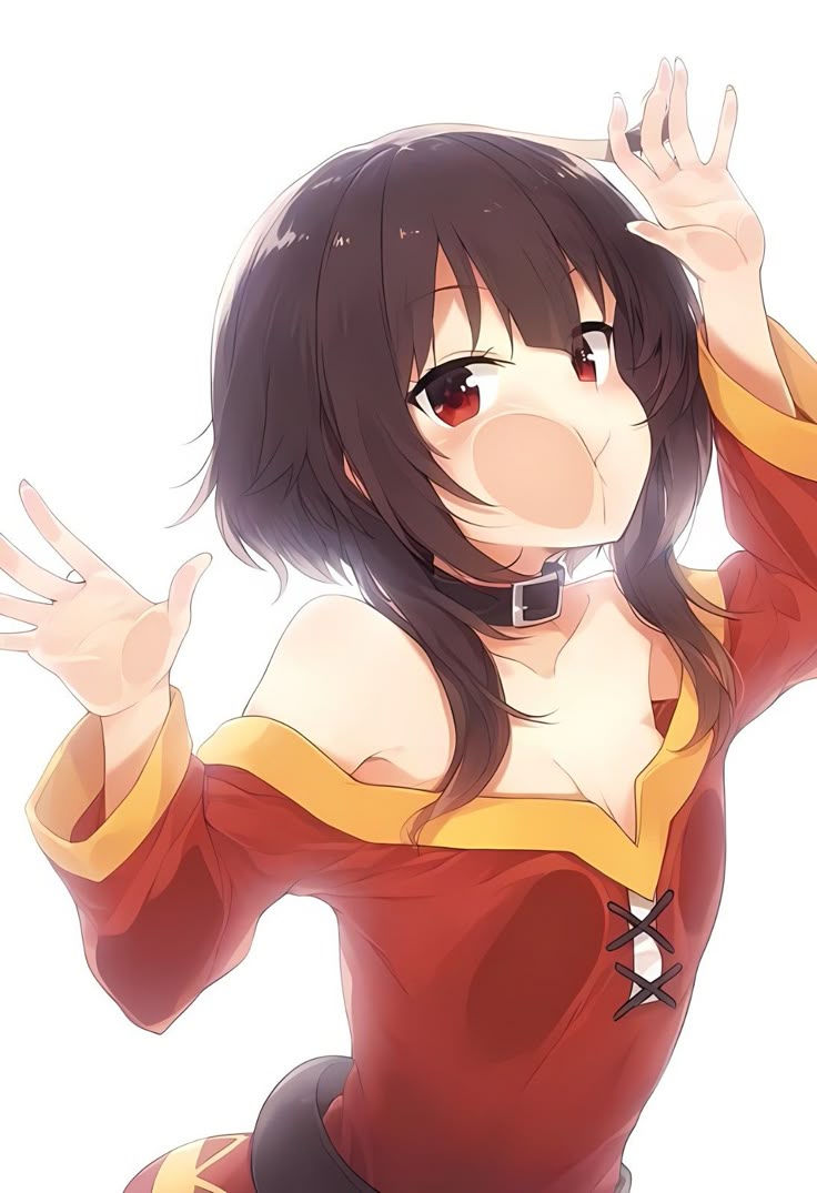 Froot Megumin Megumin against glass by PressFAGAll on DeviantArt