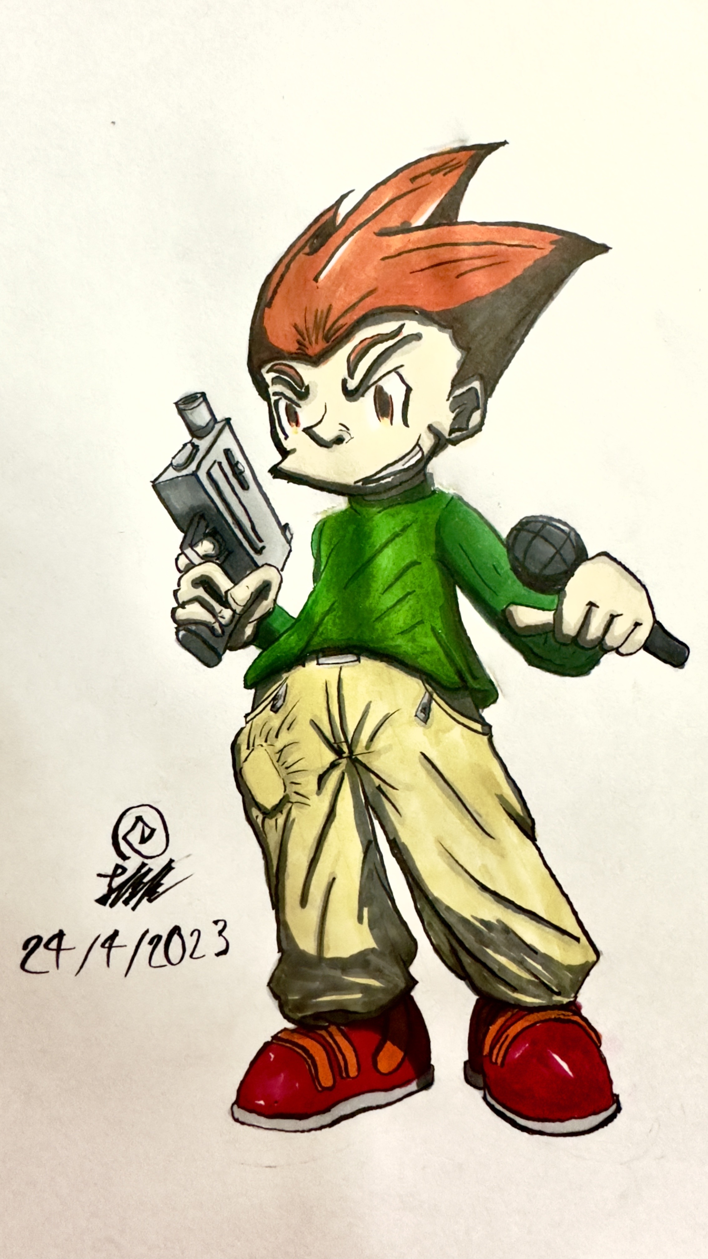 Just a Pico drawing I made by FreddyLi on DeviantArt