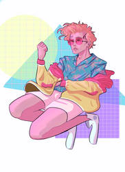 Vaporwave Thot