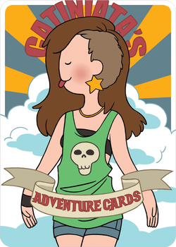 Adventure Time Style Catiniata - Back cover