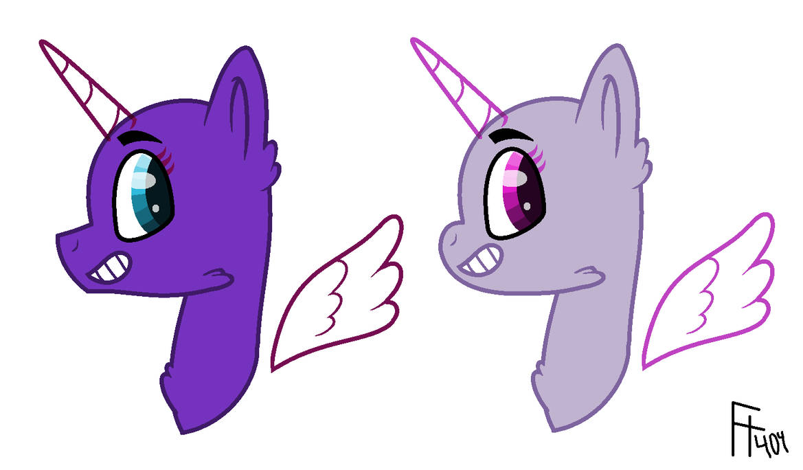 Mlp headshot base by FandomTrash404 on DeviantArt