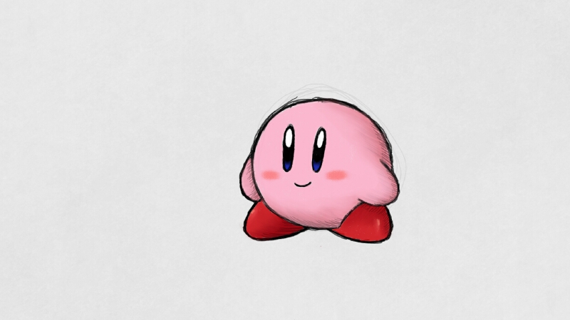 Art Academy Kirby sketch