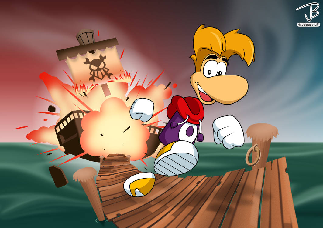Rayman 2 Boxart Redraw by Jdoesstuff on DeviantArt