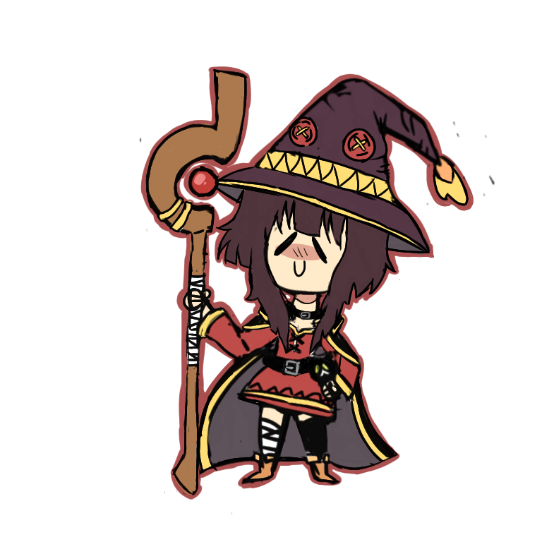 Megumin Chibi R Megumin chibi oct 30 2019 by PerrynMcB on DeviantArt