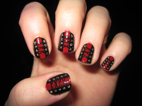 Corset Nail Art