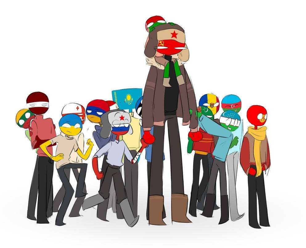countryhumans USSR family by chercashev on DeviantArt