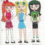 The Powerpuff Girls in My Anime Style