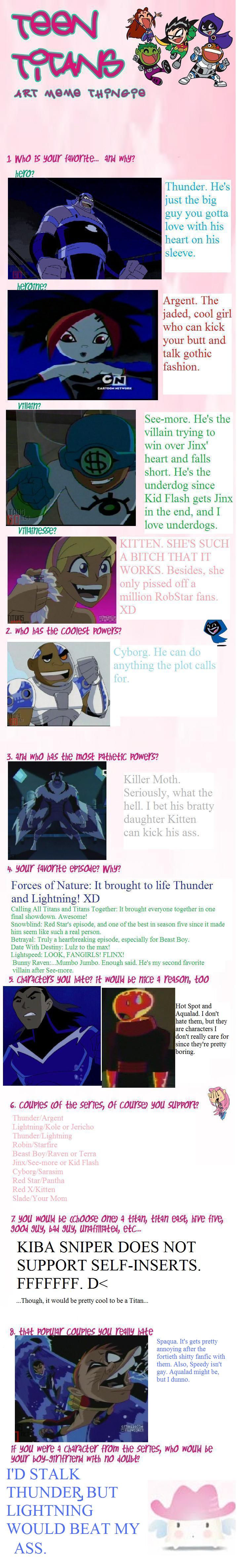 Teen Titans Meme by Kiba-Sniper on DeviantArt