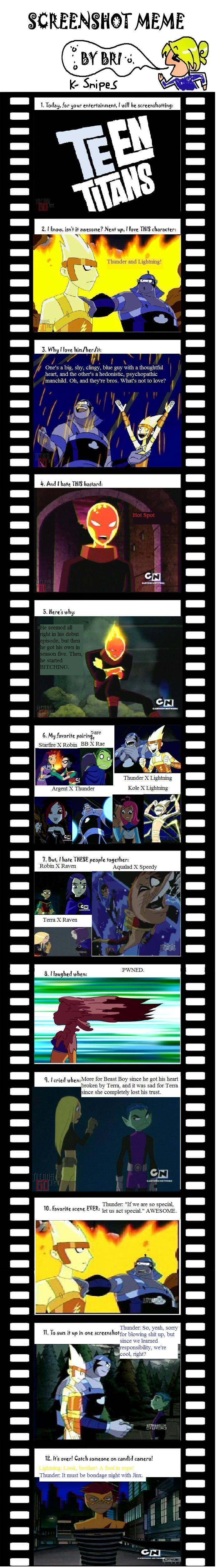 Teen Titans Screenshot Meme