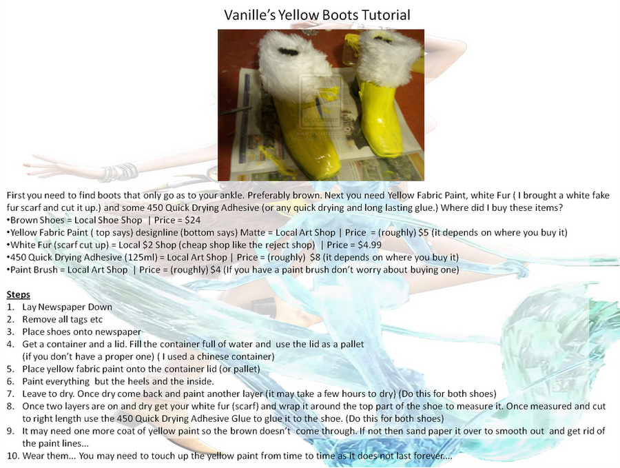 Vanille's Boots Tutorial by Fireflyhikari