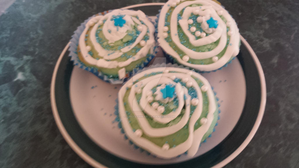 Disney's Frozen Elsa Inspired cupcakes