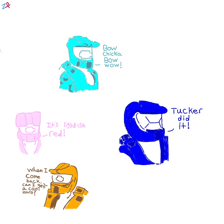 RvB fanart kinda by Rosettadjsb on DeviantArt