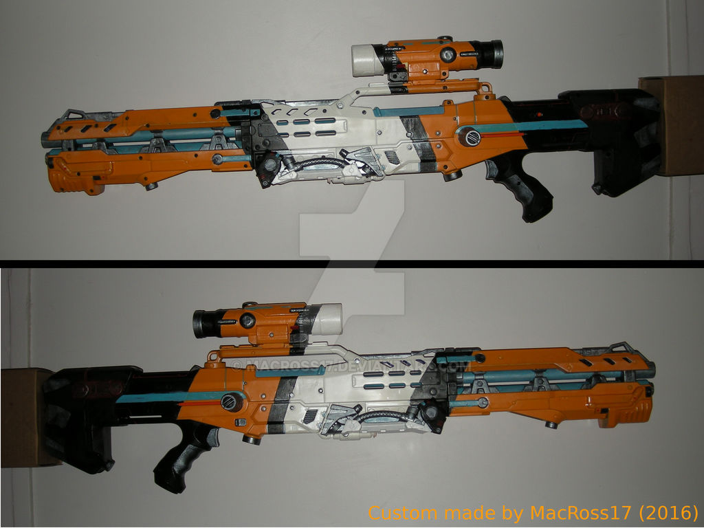 Nerf Longshot CS-6 repainted by Unicron9 on DeviantArt