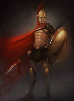 Lysander, spartan warrior (commission)