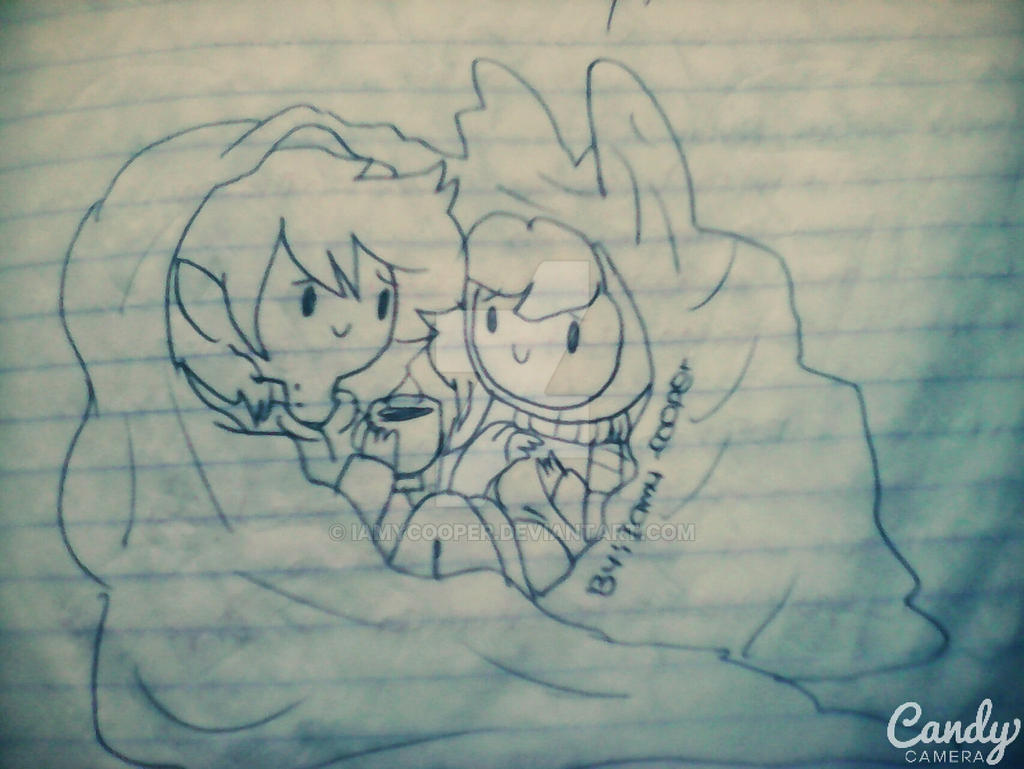 Cold, hugs by IamyCooper on DeviantArt