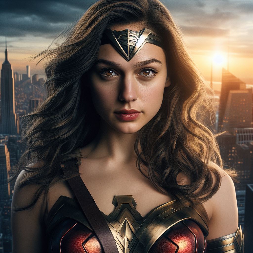 Supergirl as Wonder Woman by jrad9070 on DeviantArt