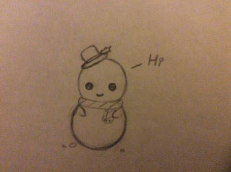 Cute snowman