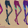 Tights+Stockings Designs: Acid Peacock III