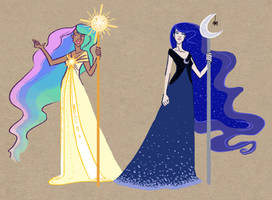 Request: Celestia + Luna Alone