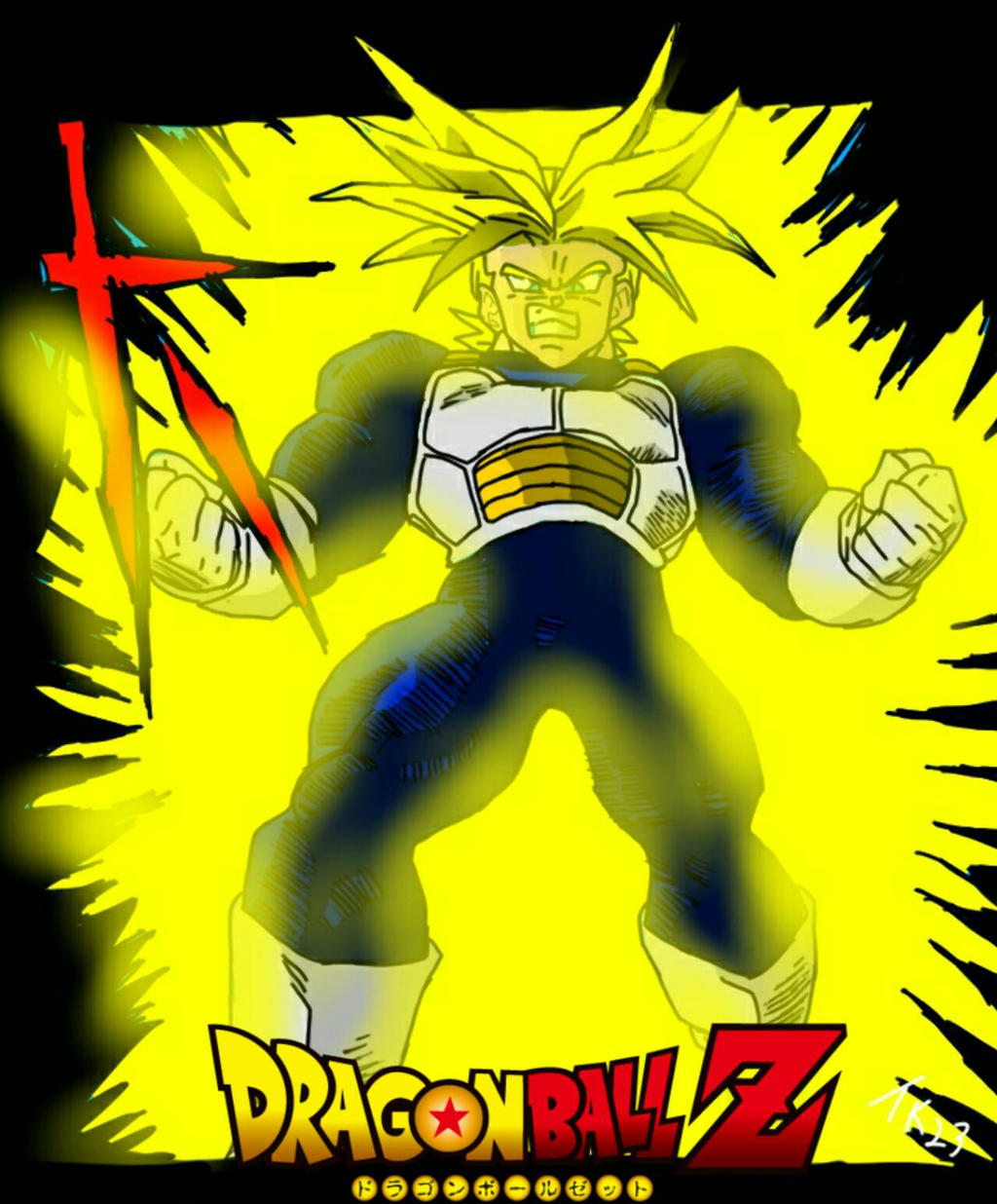 dbz: manga panel redraw: ascended super saiyan by tekedafox23 on DeviantArt