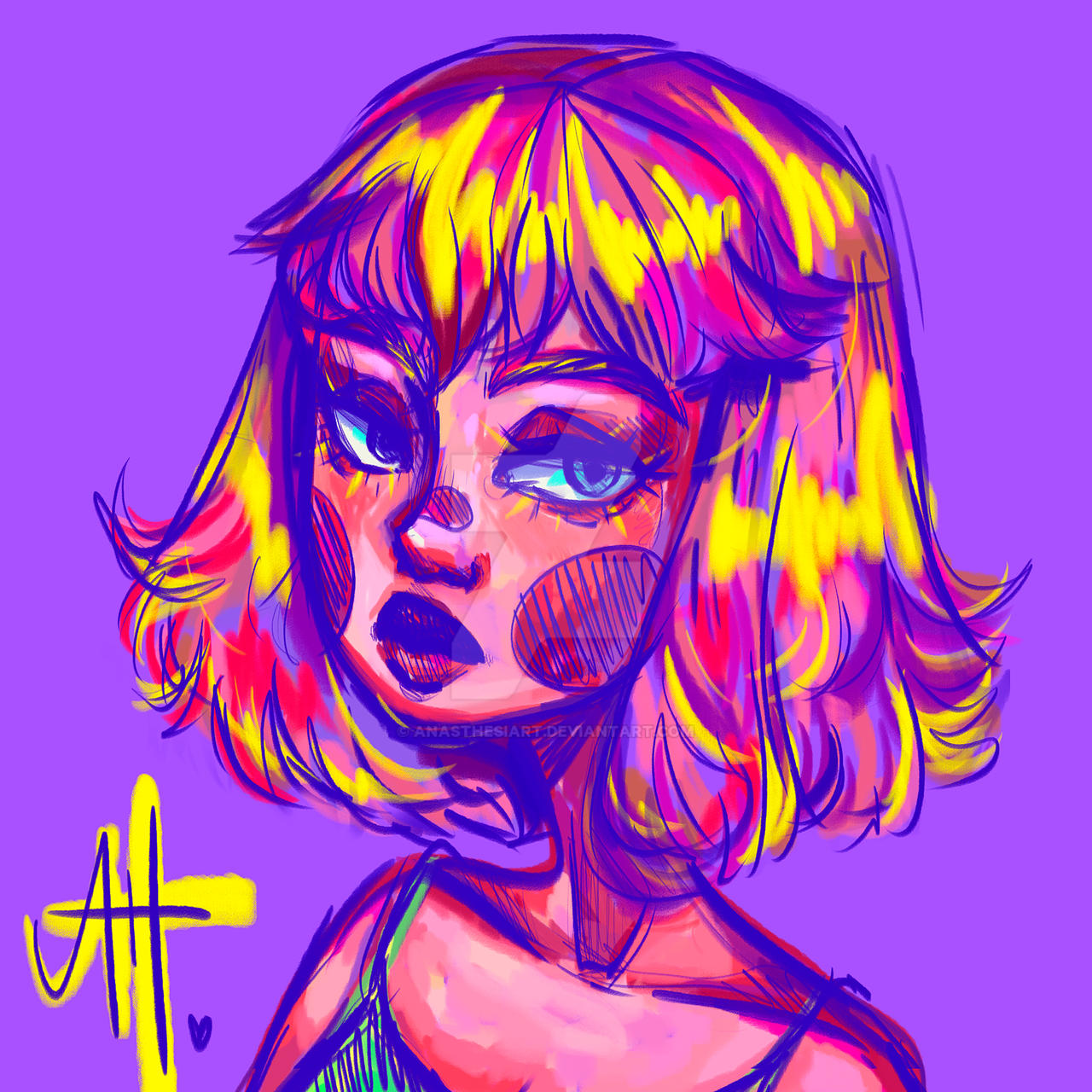 Sketch Portrait By Anasthesiart On DeviantArt Sketch Portrait By Anasthesiart On DeviantArt