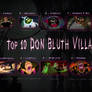 Top 10 Don Bluth's Villains