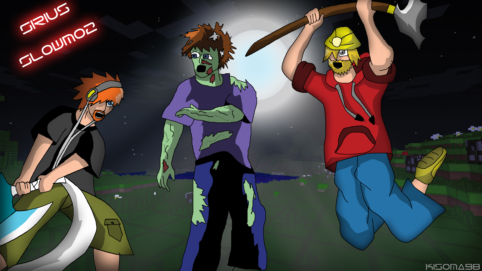Minecraft Fan Art Sirius And Slowmo2 Vs Zombie By Kisoma98 On Deviantart Minecraft Fan Art Sirius And Slowmo2 Vs Zombie By Kisoma98 On Deviantart