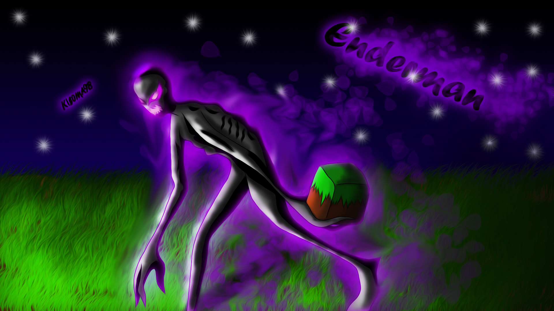 Minecraft fanart - Enderman by DevBurmak on DeviantArt