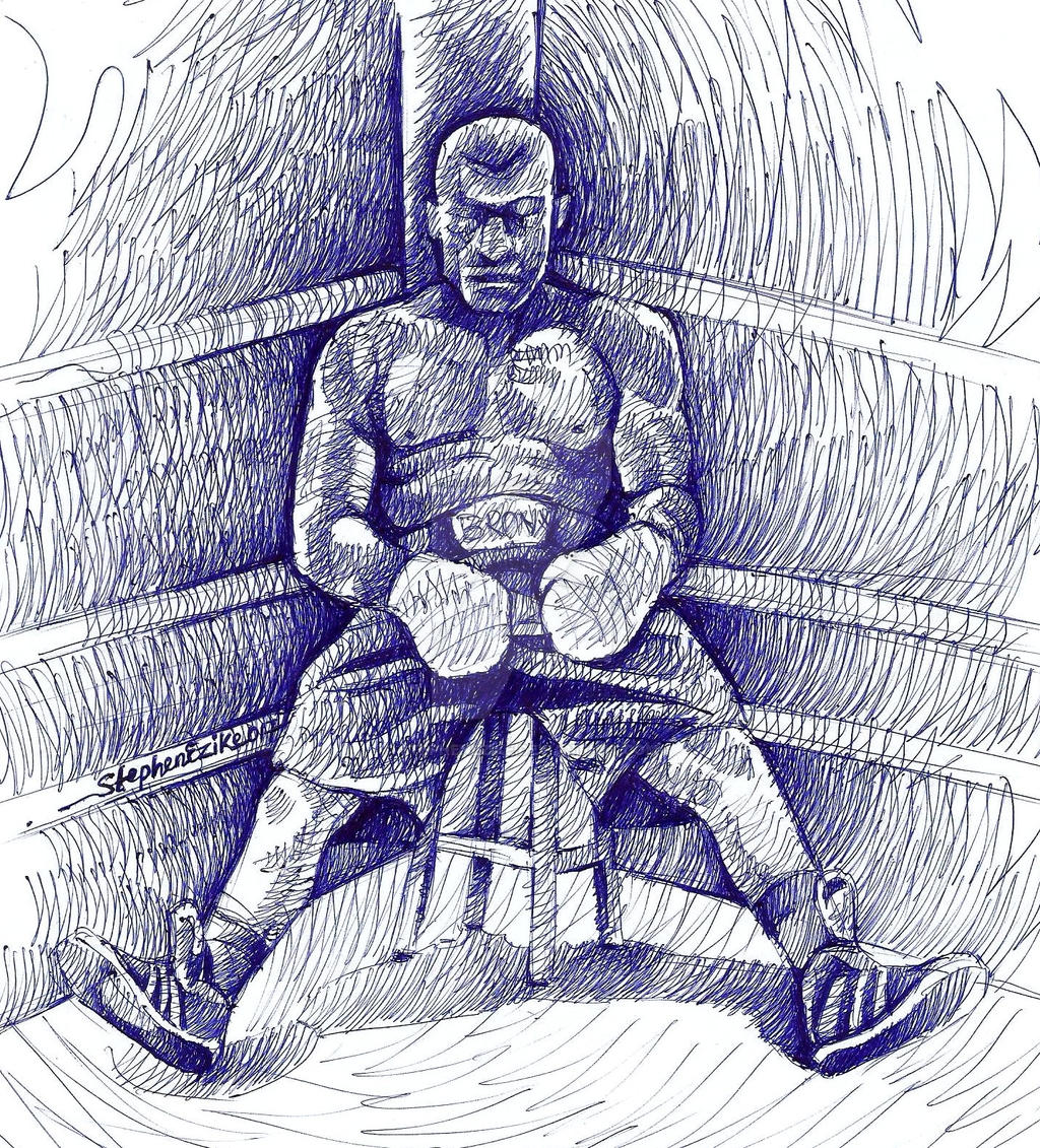 Boxer Box Drawing boxer by stephenezike on DeviantArt