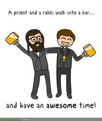 A priest and a rabbi...