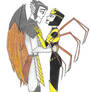 Jack and Ashi as Silverbolt and Blackarachnia