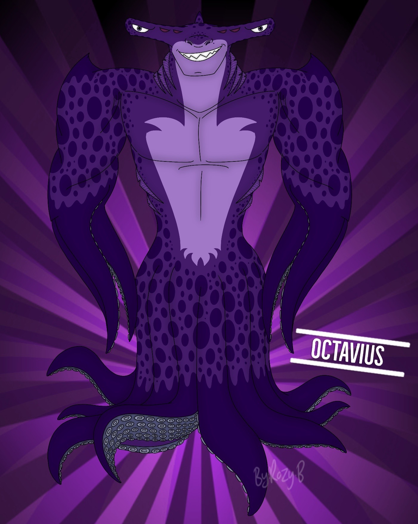 Octavious Character Octavius (redraw) by RozyBOB on DeviantArt