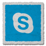 Skype - Vintage Social Media Squares
