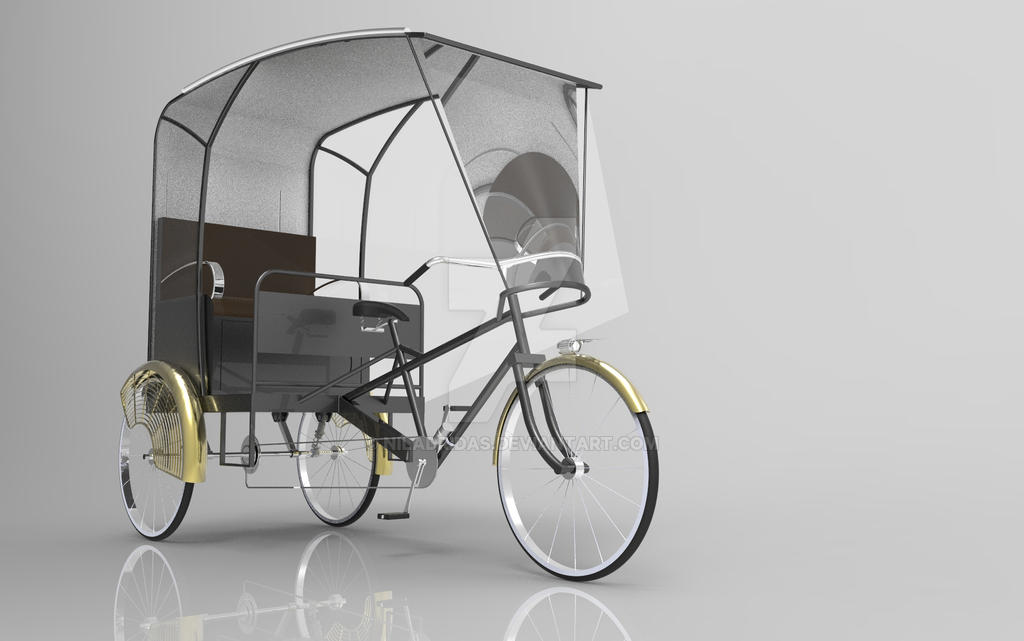 Cycle Rickshaw Design Vintage theme by niladridas on DeviantArt