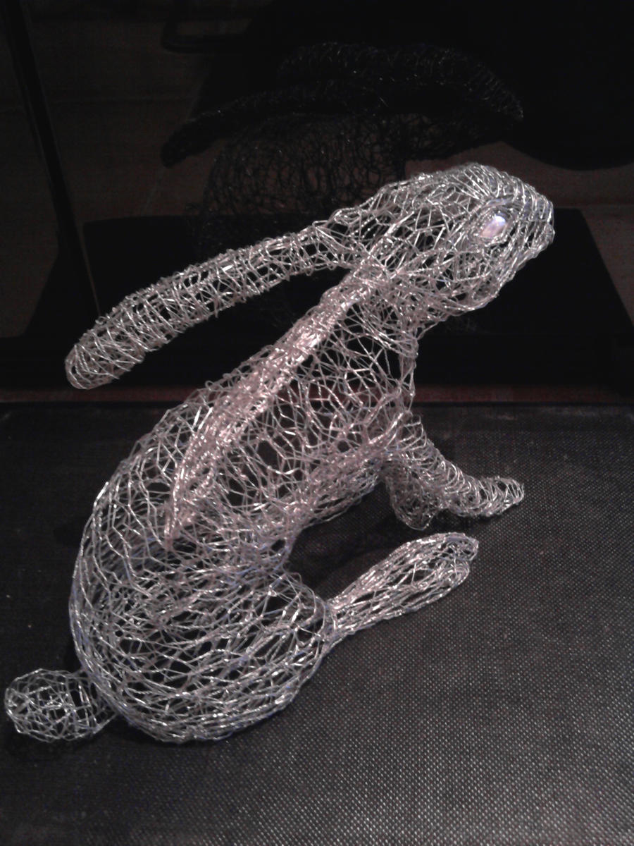 wire art rabbit by braindeadmystuff on DeviantArt