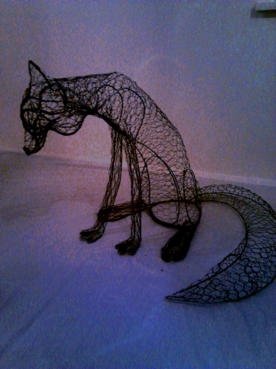 Fox sculpture wip6