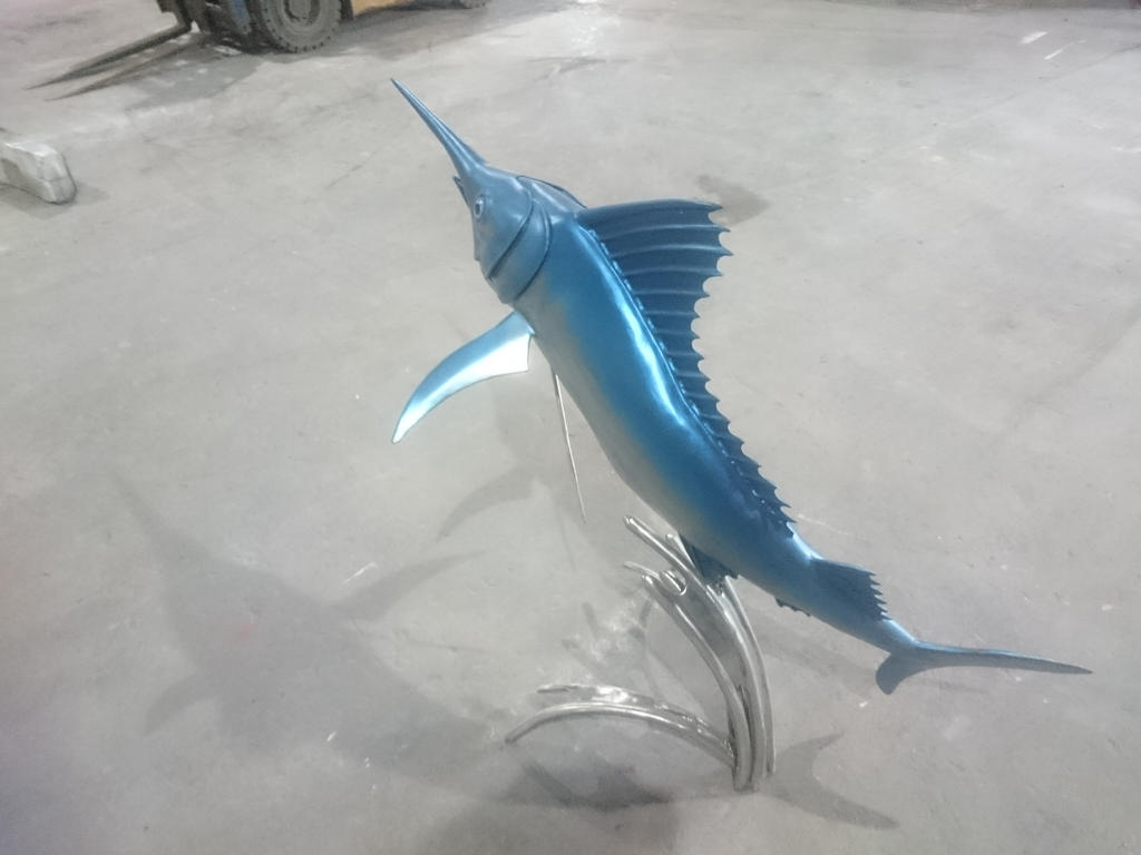 Marlin fish sculpture 1