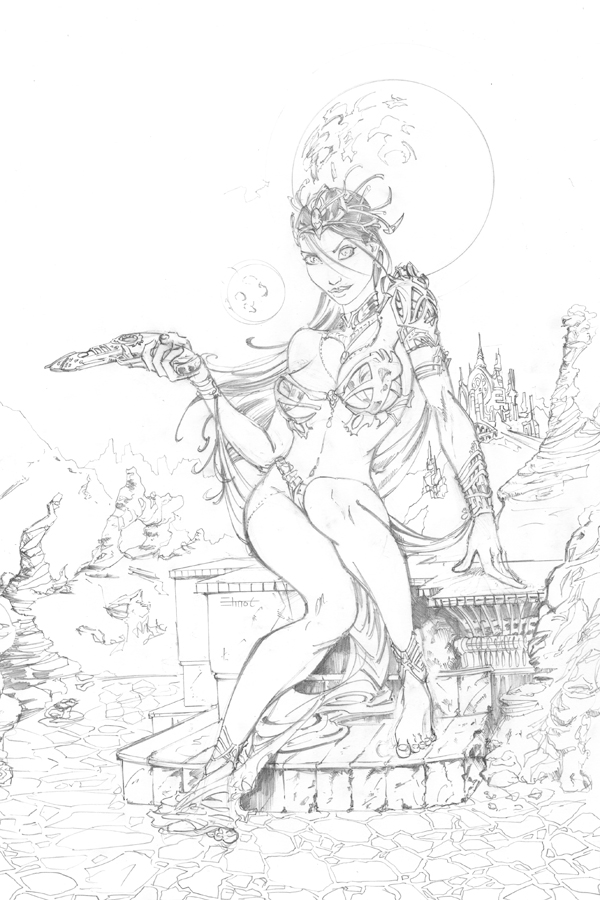 Dejah Thoris pencil