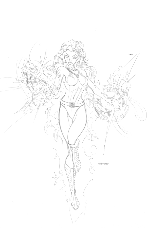 Starfire 01 pencil