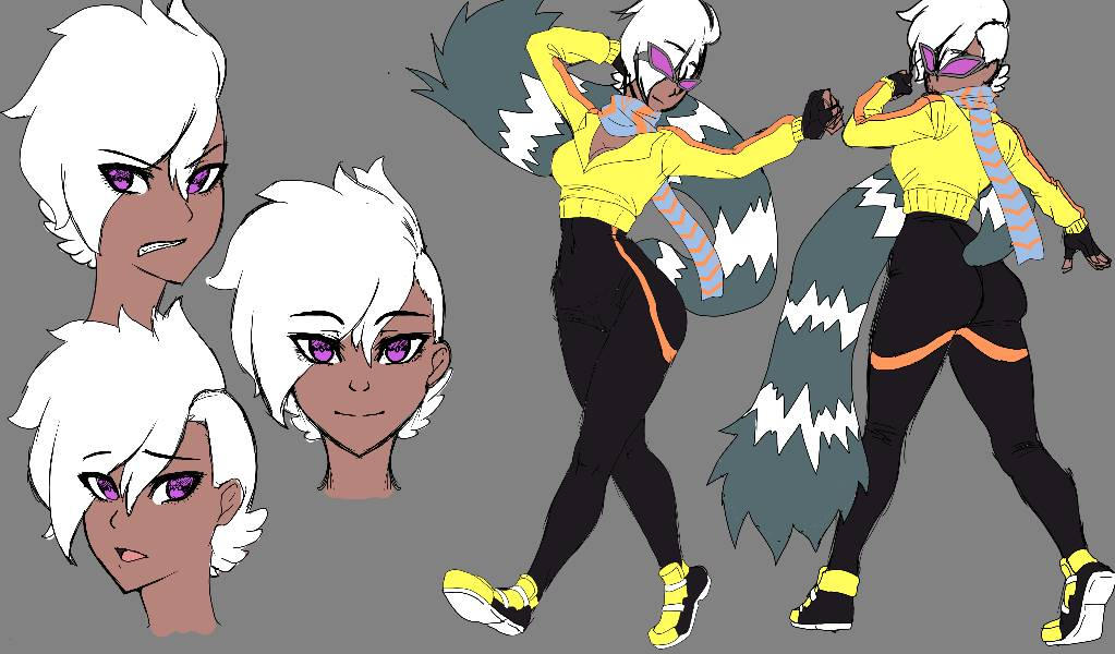 Sonic Riders Tangle Tangle the Lemur Ref Sheet (Riders) by nobledragon12 on DeviantArt